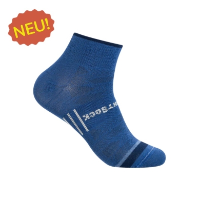 Skarpety sportowe Wrightsock Quarter Coolmesh II (cienkie, oddychające, wygodne) granatowe - 1 para