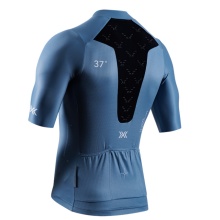 Koszulka rowerowa X-Bionic Corefusion Ride (zamek błyskawiczny z przodu, 3 kieszenie z tyłu, oddychająca) niebieska męska