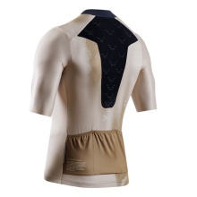 X-Bionic Koszulka rowerowa Corefusion Ride Jersey (Zamek błyskawiczny z przodu, 3 kieszenie z tyłu, oddychająca) złoty/beżowy męski