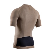 X-Bionic koszulka rowerowa Xceed Ride Jersey (zamek błyskawiczny z przodu, przyjemne wrażenie noszenia) piasek/beż męska
