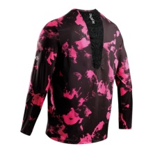 X-Bionic Koszulka biegowa z długim rękawem Corefusion Run Shirt LS (ultralekka, hybrydowa regulacja wilgotności) czarna/neopink męska