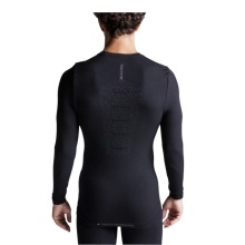 X-Bionic Funkcyjna koszulka z długim rękawem Mightywool Shirt LS (wełna merino, ciepła) czarna męska