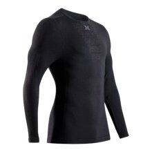 X-Bionic Funkcyjna koszulka z długim rękawem Mightywool Shirt LS (wełna merino, ciepła) czarna męska