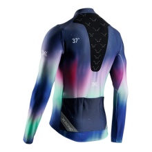 X-Bionic kurtka rowerowa Corefusion Ride Jersey (3 tylne kieszenie, optymalna swoboda ruchów) niebieska/kolorowa męska