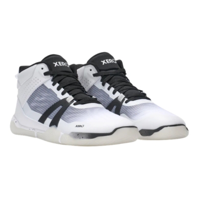 Xero Shoes Buty do chodzenia boso Indoor X1 Mid (Minimal-Basketball) biało-czarne męskie