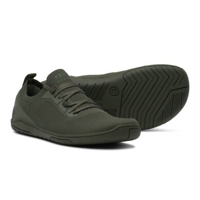 Xero Shoes Minimalne buty podróżne Nexus Knit w kolorze army green dla mężczyzn