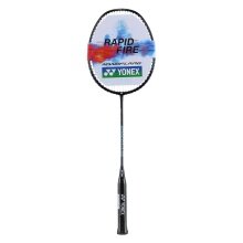Yonex Rakieta do badmintona Nanoflare RC (z przewagą gripu, średnia) czarna/szara - naciągnięta -
