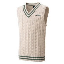 Kamizelka Yonex z dekoltem w serek beżowa dla chłopców