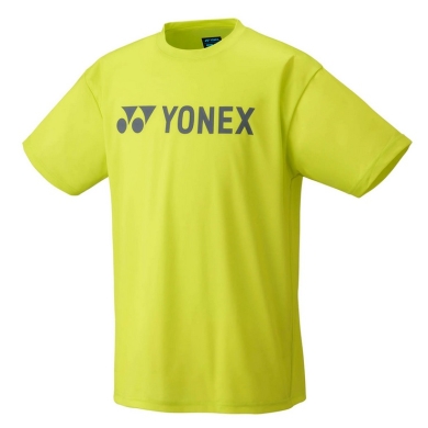 Koszulka sportowa Yonex Practice YJ0046 Duże logo (100% poliester) 2025 żółta dla chłopców