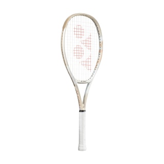 Yonex Rakieta tenisowa VCore (7. generacja) Feel 100in/250g/Uniwersalna 2024 piaskowy/beżowy - naciągnięta -