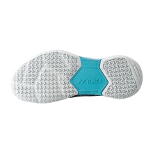 Buty do badmintona Yonex Strider Flow 2025 (rzep) czarne/niebieskie dziecięce