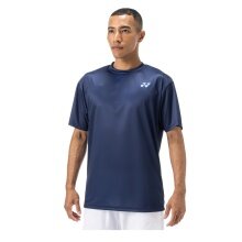 Yonex T-shirt treningowy Practice Small Logo YM0045 (100% poliester) 2024 indygo niebieski mężczyźni