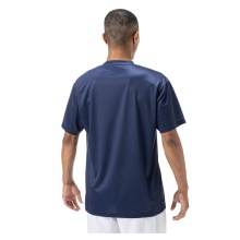 Yonex T-shirt treningowy Practice Small Logo YM0045 (100% poliester) 2024 indygo niebieski mężczyźni