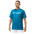 Yonex Koszulka treningowa Practice Logo YM0046 (100% poliester) 2024 niebiesko-zielona męska