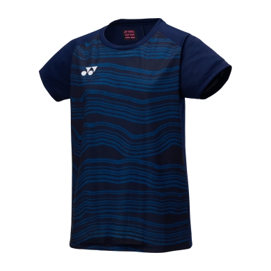 Koszulka sportowa Yonex Crew Neck Club Team YM0050 (100% poliester) 2025 granatowa damska
