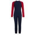 Ziener Zestaw bielizny funkcyjnej Jalia (koszulka z długim rękawem i długie spodnie) granatowy Dziecięcy