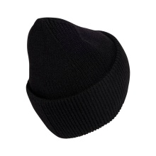 czapka zimowa adidas (beanie) z mankietem czarna męska