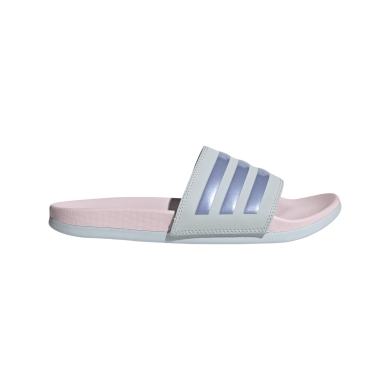 adidas klapki kąpielowe Adilette Comfort - 3 paski - niebiesko-różowe damskie