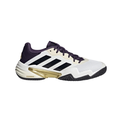 adidas buty tenisowe Barricade 13 NM Allcourt/Stabil 2025 białe/czarne/purpurowe męskie