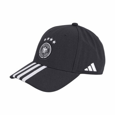Czapka adidas DFB Niemcy/Futbolowa czapka czarno/biała dla mężczyzn