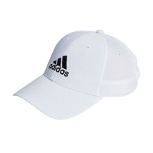 Czapka baseballowa adidas z haftowanym logo, lekka, biała, męska