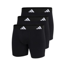 adidas bielizna bokserki slipy Active Flex Cotton czarne męskie - 3 sztuki
