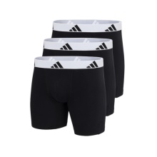 adidas bielizna bokserki męskie Active Flex Cotton czarny/biały - 3 sztuki