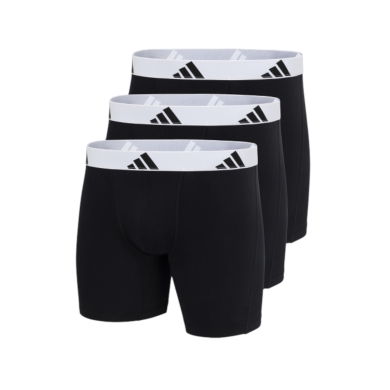 adidas bielizna bokserki męskie Active Flex Cotton czarny/biały - 3 sztuki