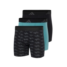 adidas bielizna bokserki Brief Active Flex Cotton różne kolory czarny/niebieski męskie - 3 sztuki
