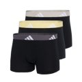 adidas bielizna bokserki trunk Active Flex Cotton czarne męskie - 3 sztuki