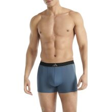 adidas bielizna bokserki Trunk Climacool Active Micro Flex Eco niebiesko/oliwkowo/zielono/czarny męskie - 3 sztuki