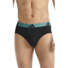adidas bielizna slip brief Active Flex Cotton - wielokolorowy - 3 sztuki