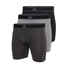 adidas bielizna bokserki Brief Active Micro Flex Eco wielokolorowe szare/czarne męskie - 3 sztuki