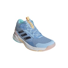 adidas Halowe buty do tenisa CrazyFlight 6 Mid niebiesko-kolorowe damskie