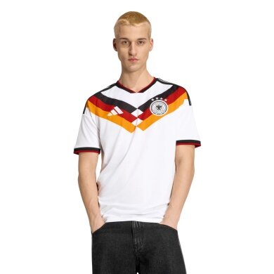 adidas T-shirt rekreacyjny Niemcy 26 Replica domowy strój biały męski