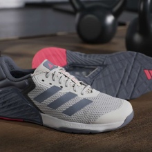 adidas Buty fitness Dropset 3 Trener szary/czarny/czerwony męskie