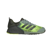 adidas Buty fitness Dropset 3 Trener ciemnozielony/lime męskie
