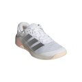 adidas Buty fitness Dropset 4 Power Trainer biało-srebrne damskie