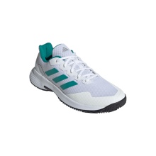 adidas buty tenisowe GameCourt 2 Allcourt białe/turkusowe/czarne męskie