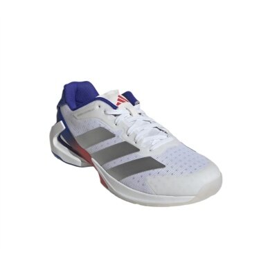 adidas halowe buty do tenisa Adizero Counterblast białe/srebrne/niebieskie męskie