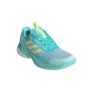 adidas halowe buty do tenisa CrazyFlight 6 aquablau/mint damskie