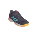 adidas halowe buty do tenisa Ligra 8 ciemnoszare/kolorowe dla dzieci