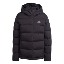 kurtka zimowa adidas Helionic z kapturem (odporna na wodę) czarna damska