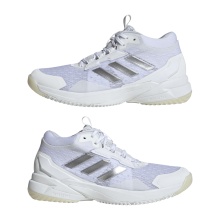 adidas Halowe buty do gry CrazyFlight 6 Mid białe/srebrne damskie