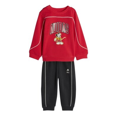 adidas dres Disney Micky Maus (mieszanka bawełny) czerwony/czarny dla małych dzieci