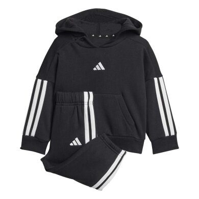 adidas dres Essentials (mieszanka bawełny) czarny/biały dla małych dzieci