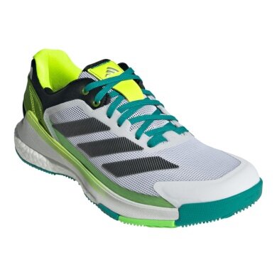 adidas buty do padla Crazyquick Boost białe/czarne/lime męskie