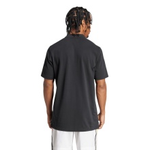 adidas Sportowe Polo DFB DNA 3-Pasy (Niemcy) czarne Mężczyźni