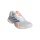 adidas buty tenisowe Barricade 14 Allcourt (Stabil) 2026 białe/niebieskie/pomarańczowe damskie