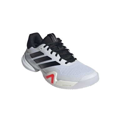 adidas buty tenisowe Barricade 14 Allcourt/Stabil 2025 białe/czarne/czerwone męskie